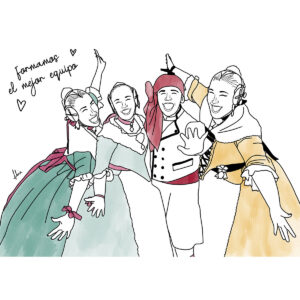 Ilustración personalizada a línea