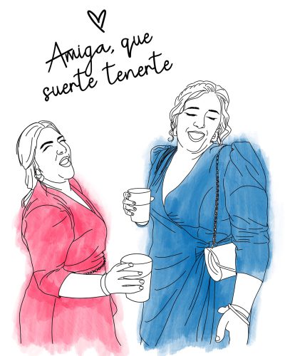 ilustracion-linea-amiga